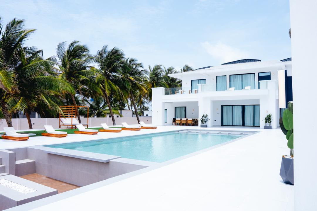 Content Creation at a Luxury Beach House